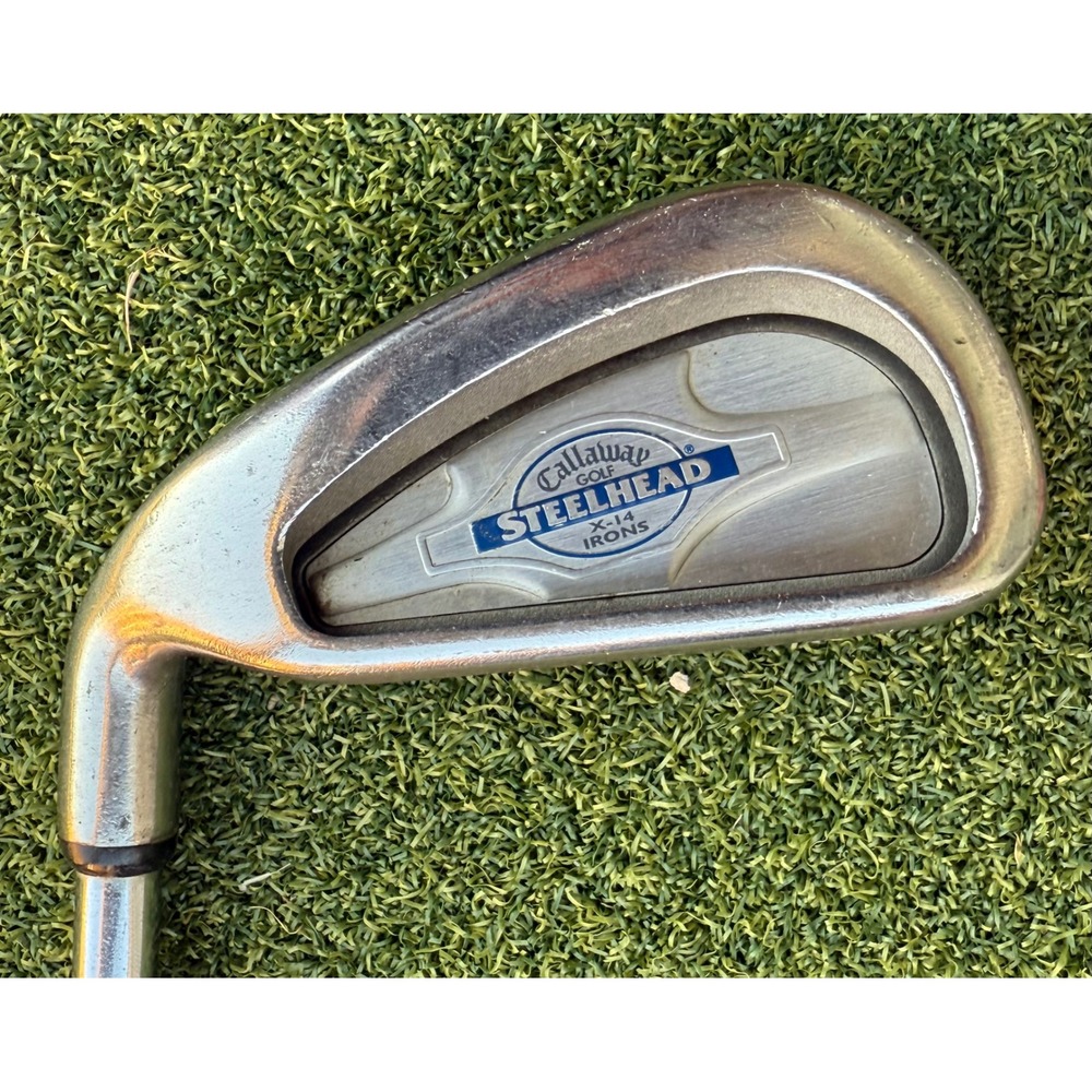 Callaway Steelhead X-14 Iron 4 Iron Rifle Shaft‎ Stiff Flex Left Hand Golf Club